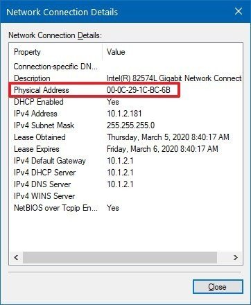 windows server mac address filtering for file sharing